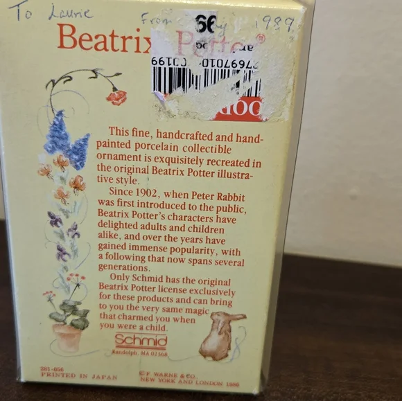 Vintage Beatrix Potter Ornament🐭 - Picture 2 of 2
